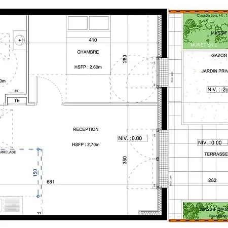 New Lux Smart 69m2,terrasse, Modern, Metro 13 *